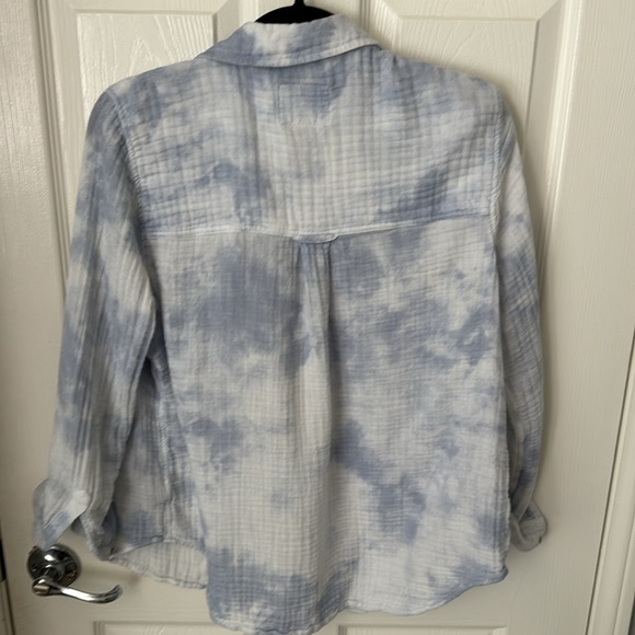 Rails long sleeve button up in blue and white wash size small - Picture 6 of 6